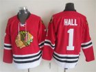 NHL Chicago Blackhawks #1 Hall red Throwback Frenate jerseys