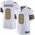 Youth Nike New Orleans Saints #8 Archie Manning Limited White Rush NFL Jersey