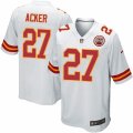 Mens Nike Kansas City Chiefs #27 Kenneth Acker Game White NFL Jersey