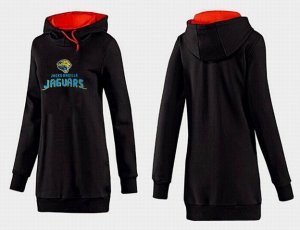 Women Jacksonville Jaguars Logo Pullover Hoodie-090