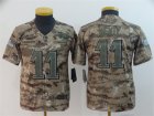 Nike Eagles #11 Carson Wentz Camo Youth Salute To Service Limited Jersey
