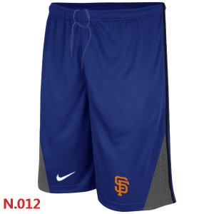 Nike San Francisco Giants Performance Training Shorts Blue