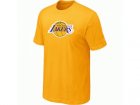 Los Angeles Lakers Big & Tall Primary Logo Yellow T-Shirt