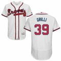 Men's Majestic Atlanta Braves #39 Jason Grilli White Flexbase Authentic Collection MLB Jersey