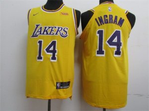 Lakers #14 Brandon Ingram Gold 2018-19 Nike Authentic Jersey