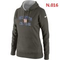 Women New York Giants Heart & Soul Pullover Hoodie Dark Grey