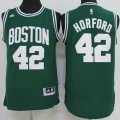 Boston Celtics #42 Al Horford Green(White No) Stitched NBA Jersey