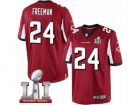 Mens Nike Atlanta Falcons #24 Devonta Freeman Limited Red Team Color Super Bowl LI 51 NFL Jersey