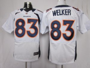 Nike NFL Denver Broncos #83 Wes Welker white Jerseys(Elite)