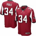 Mens Nike Atlanta Falcons #34 Brian Poole Game Red Team Color NFL Jersey