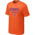 Nike MLB Cleveland Indians 2014 Home Practice T-Shirt - Orange