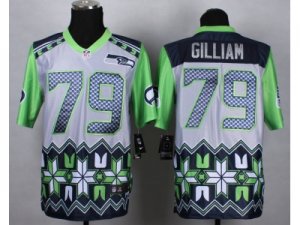 Nike Seattle Seahawks #79 gilliam Jerseys(Style Noble Fashion Elite)