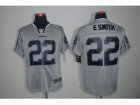 Nike NFL Dallas Cowboys #22 E.Smith Grey Jerseys(Lights Out Elite)