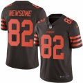 Mens Nike Cleveland Browns #82 Ozzie Newsome Limited Brown Rush NFL Jersey