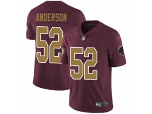 Youth Nike Washington Redskins #52 Ryan Anderson Vapor Untouchable Limited Burgundy Red Gold Number Alternate 80TH Anniversary NFL Jersey