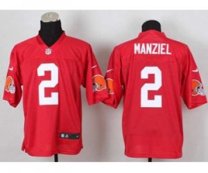 Nike jerseys cleveland browns #2 manziel red[Elite]