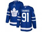 Youth Adidas Toronto Maple Leafs #91 John Tavares Blue Home Authentic Stitched NHL Jersey