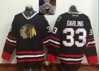 NHL Chicago Blackhawks #33 Darling Black 2015 Stanley Cup Champions jersey