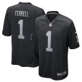 Nike Raiders #1 Clelin Ferrell Black 2019 NFL Draft First Round Pick Vapor