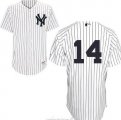 mlb new york yankees #14 granderson white