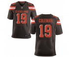 Men's Nike Cleveland Browns #19 Corey Coleman Elite Brown Team Color NFL Jersey