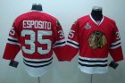 2010 stanley cup champions blackhawks #35 esposito red