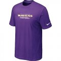 Nike Baltimore Ravens Sideline Legend Authentic Font T-Shirt PURPLE