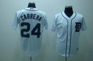 mlb detroit tigers #24 cabrera white