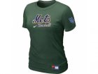 women New York Mets Nike D.Green Short Sleeve Practice T-Shirt