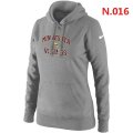 Women NEW Minnesota Vikings Heart & Soul Pullover Hoodie grey