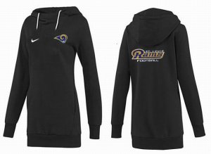 Women St. Louis Rams Logo Pullover Hoodie-031