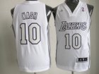 nba los angeles lakers #10 nash white[fullwhite]