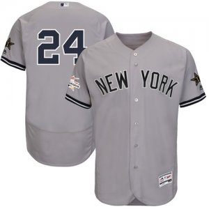 Yankees #24 Gary Sanchez Gray 2017 MLB All-Star Game Flexbase Jersey