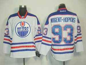 nhl edmonton oilers #93 nugent-hopkins white