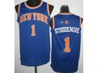 nba New York Knicks #1 Amar e Stoudemire Blue Jerseys[Revolution 30]