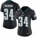 Women's Nike Philadelphia Eagles #34 Kenjon Barner Limited Black Rush NFL Jersey