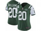 Women Nike New York Jets #20 Marcus Williams Vapor Untouchable Limited Green Team Color NFL Jersey