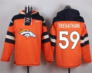 Nike Denver Broncos #59 Danny Trevathan Orange Player Pullover Hoodie