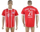 2017-18 Bayern Munich 21 LAHM Home Thailand Soccer Jersey