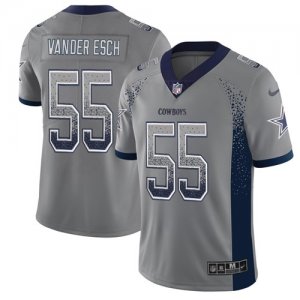 Nike Cowboys #55 Leighton Vander Esch Gray Drift Fashion Limited Jersey