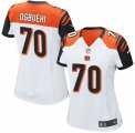 Womens Nike Cincinnati Bengals #70 Cedric Ogbuehi Game White NFL Jersey