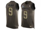 Nike Tennessee Titans #9 Steve McNair Limited Green Salute to Service Tank Top NFL Jersey