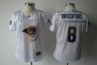 women nfl st.louis rams #8 bradford white[2011 fem fan]