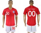England Away 2018 FIFA World Cup Mens Customized Jersey