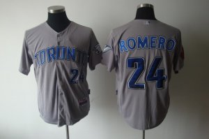 mlb toronto blue jays #24 romero grey