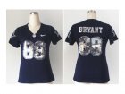 Nike women dallas cowboys #88 bryant blue jerseys[Handwork Sequin lettering Fashion]