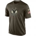 Mens Milwaukee Bucks Salute To Service Nike Dri-FIT T-Shirt