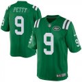 Nike New York Jets #9 Bryce Petty Green Men Rush jerseys(Elite)