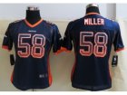 Nike Women Denver Broncos #58 Miller Blue Jersey(Drift Fashion)