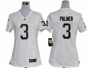 Nike Women Oakland Raiders #3 Carson Palmer White jerseys